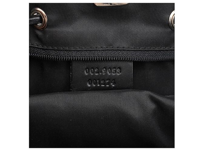 Gucci 1999 Grey Snakeskin Print Drawstring Tote Bag - Ansicht 16