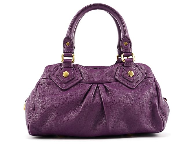 Marc by Marc Jacobs Borsa 2-Way Classic Q Baby Groovee in pelle viola - vista 3