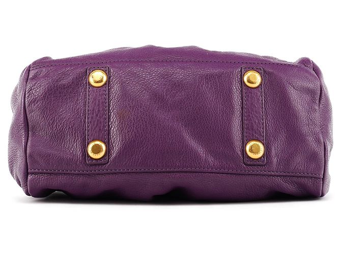 Marc by Marc Jacobs Borsa 2-Way Classic Q Baby Groovee in pelle viola - vista 5