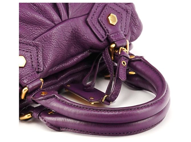 Marc by Marc Jacobs Borsa 2-Way Classic Q Baby Groovee in pelle viola - vista 9