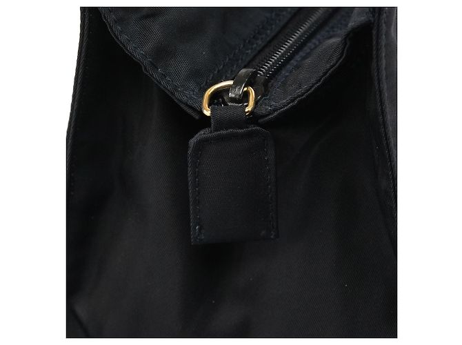 Prada Borsa Tote Tessuto Metallo Navy - vista 7