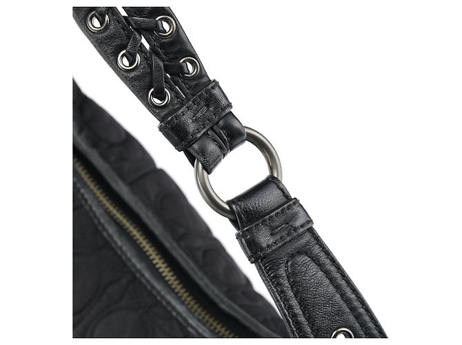 Coach 6791 Borsa a tracolla Soho in nylon trapuntato nero - vista 8
