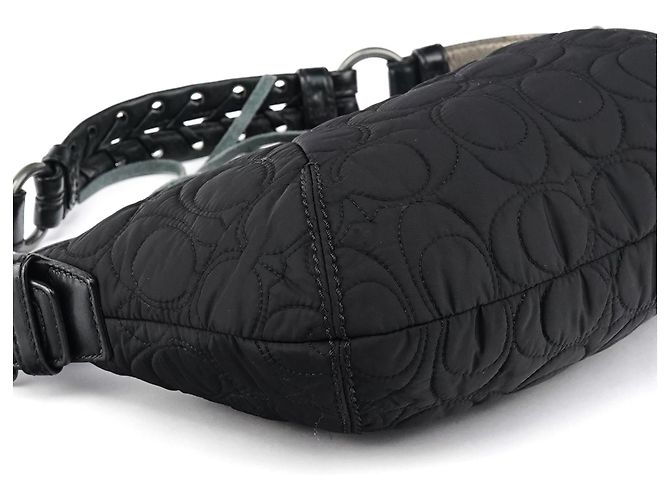Coach 6791 Borsa a tracolla Soho in nylon trapuntato nero - vista 9