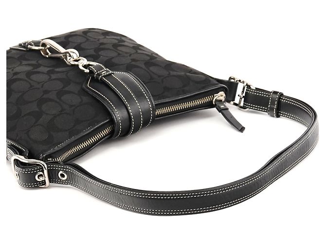 Coach Borsa a tracolla 8K04 Black Signature Hamptons - vista 10