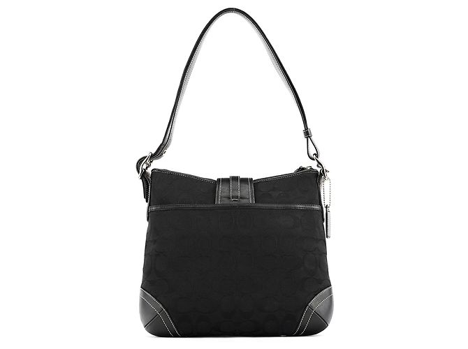 Coach Borsa a tracolla 8K04 Black Signature Hamptons - vista 3