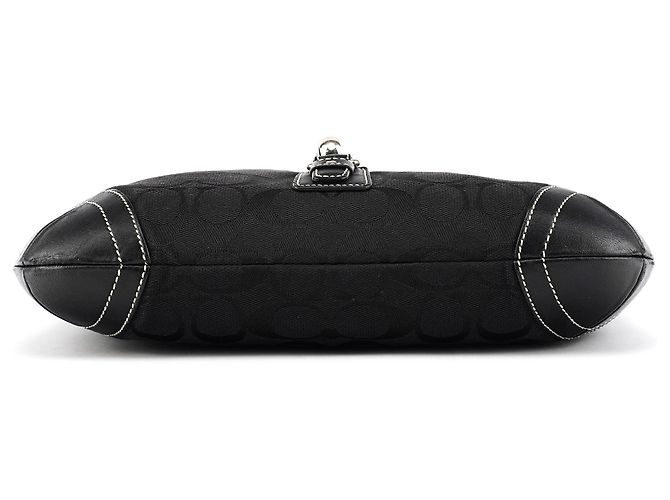 Coach Borsa a tracolla 8K04 Black Signature Hamptons - vista 5
