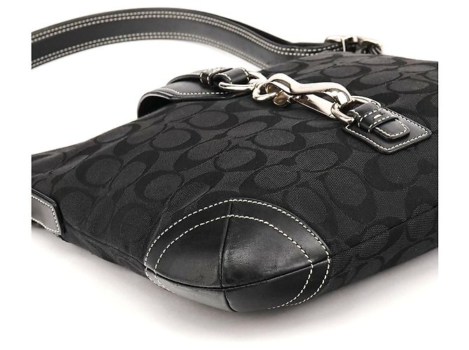 Coach Borsa a tracolla 8K04 Black Signature Hamptons - vista 8