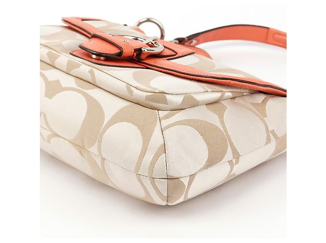Coach F25289 Borsa 2-Way Signature Soho Beige Coral Pink - vista 10