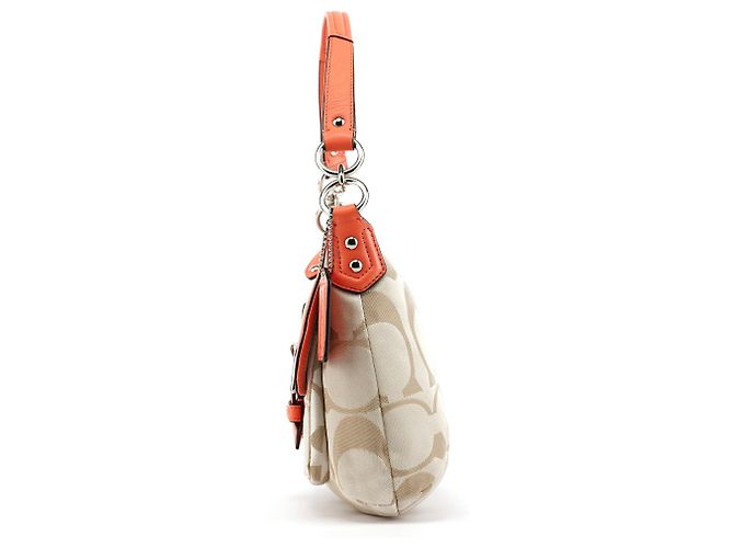 Coach F25289 Borsa 2-Way Signature Soho Beige Coral Pink - vista 2
