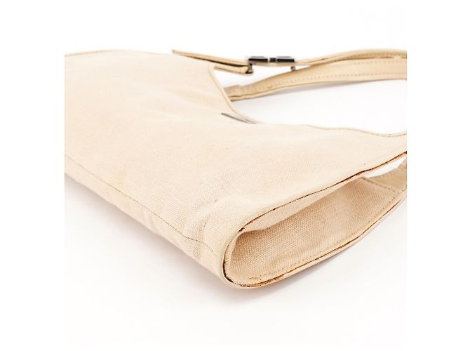 Gucci 35808 Borsa a tracolla in lino beige - vista 8