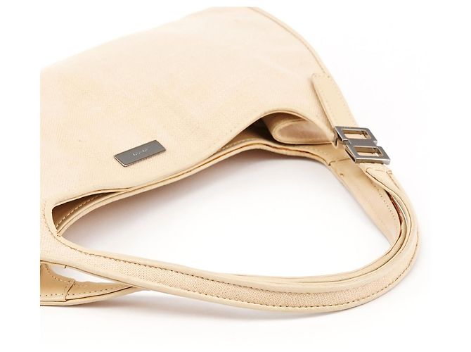 Gucci 35808 Borsa a tracolla in lino beige - vista 9