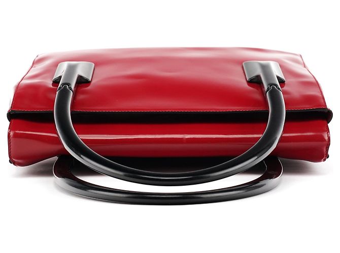 Prada Borsa Sport Top Handle Spazzolato Rossa e Nera 1998 - vista 4
