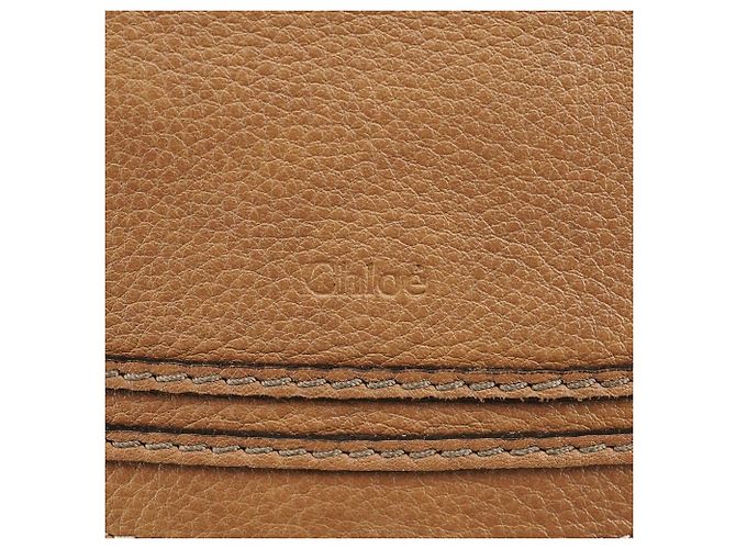 Chloé Borsa a tracolla Marcie in pelle marrone chiaro - vista 6
