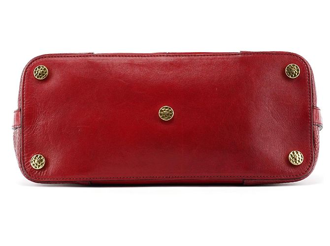 Marc Jacobs Borsa tote in pelle bordeaux - vista 5
