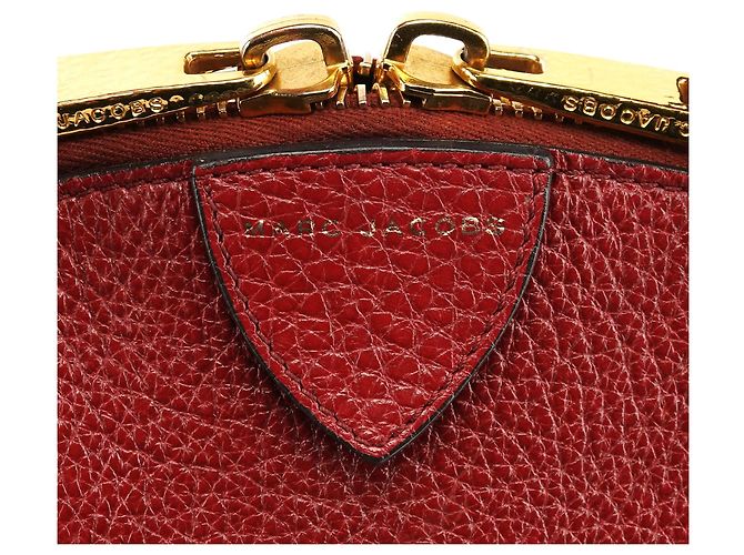 Marc Jacobs Borsa tote in pelle bordeaux - vista 6