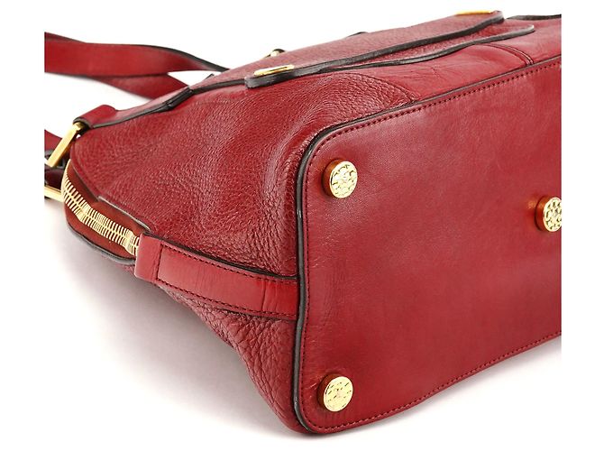 Marc Jacobs Borsa tote in pelle bordeaux - vista 8