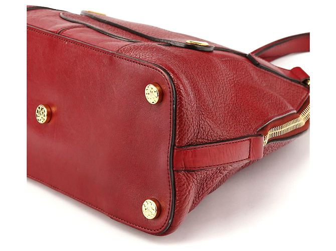 Marc Jacobs Borsa tote in pelle bordeaux - vista 9