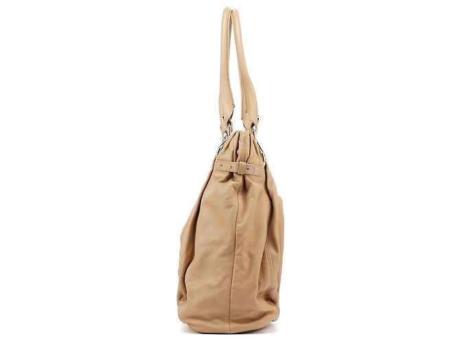Céline Borsa Tote Pillow in pelle tan - vista 2
