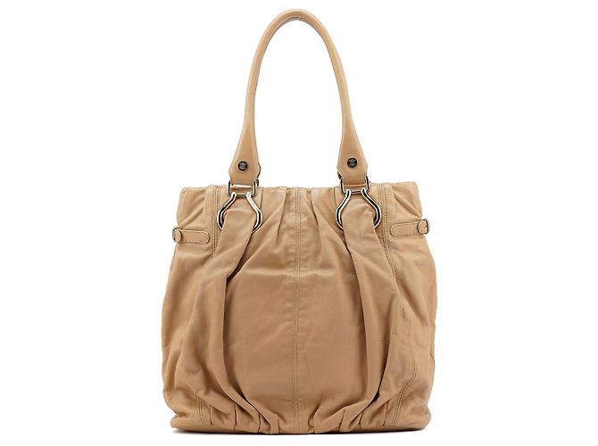 Céline Borsa Tote Pillow in pelle tan - vista 3