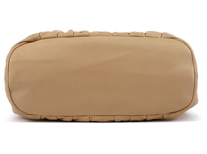 Céline Borsa Tote Pillow in pelle tan - vista 5