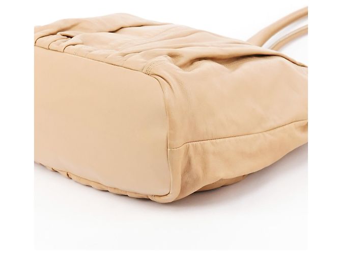 Céline Borsa Tote Pillow in pelle tan - vista 8