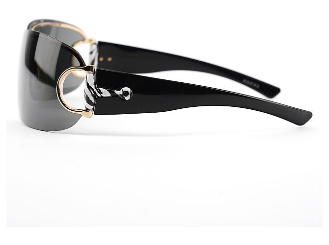 Gucci Gafas de sol Shield GG 2746/S Black Horsebit - vista 3
