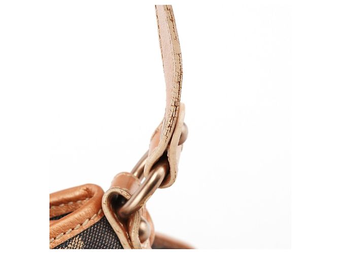 Céline Borsa a tracolla Triomphe Canvas Grigia - vista 14