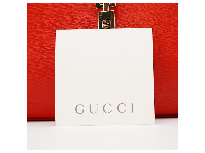 Gucci 002 1068 Borsa a tracolla Jackie in pelle rossa - vista 10
