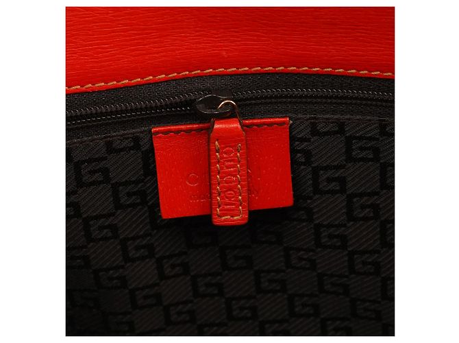 Gucci 002 1068 Borsa a tracolla Jackie in pelle rossa - vista 12