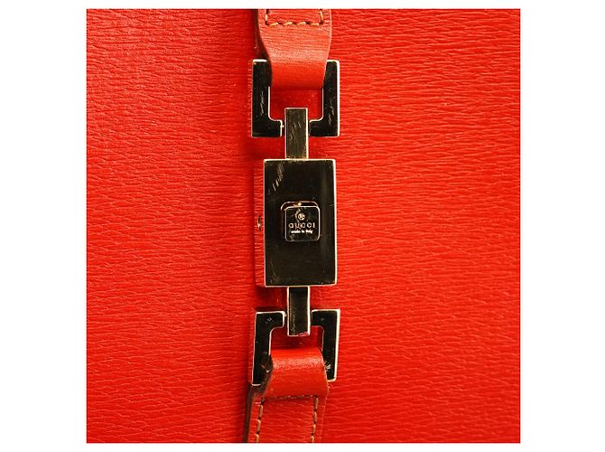Gucci 002 1068 Borsa a tracolla Jackie in pelle rossa - vista 5