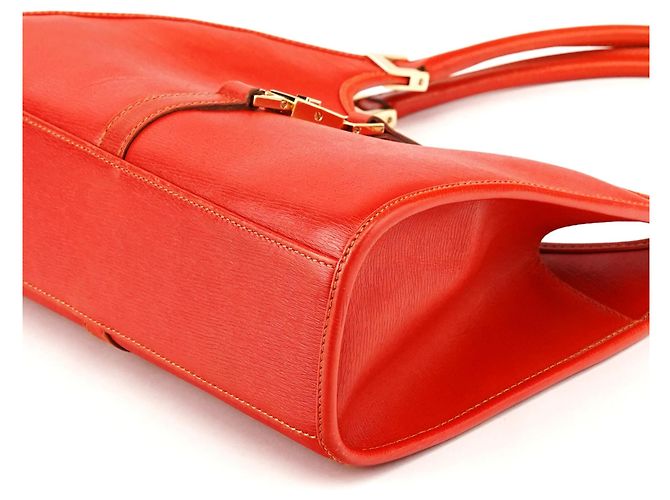 Gucci 002 1068 Borsa a tracolla Jackie in pelle rossa - vista 8