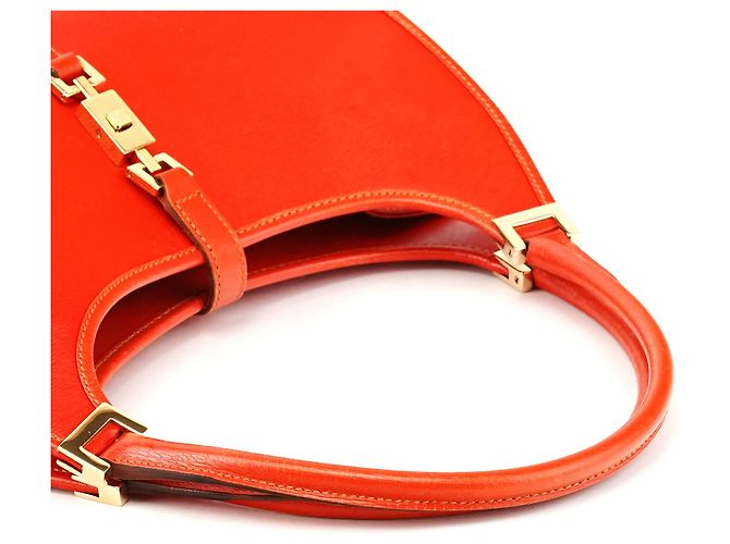 Gucci 002 1068 Borsa a tracolla Jackie in pelle rossa - vista 9