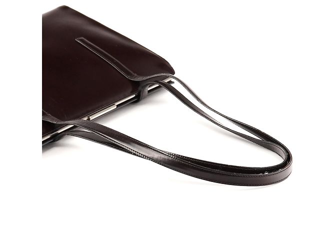 Prada Borsa Tote Clutch Sport 1995 Brown Spazzolato - vista 11