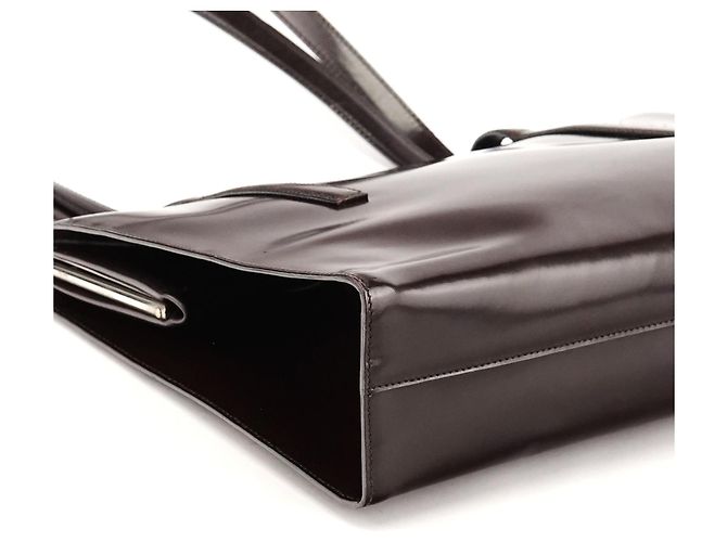 Prada Borsa Tote Clutch Sport 1995 Brown Spazzolato - vista 9