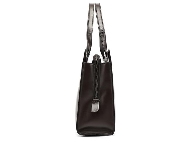 Prada Borsa Tote 1995 Brown Vitello Sport - vista 2