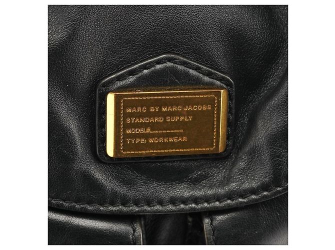 Marc by Marc Jacobs Borsa 2-Way multi-tasche in pelle nera - vista 6