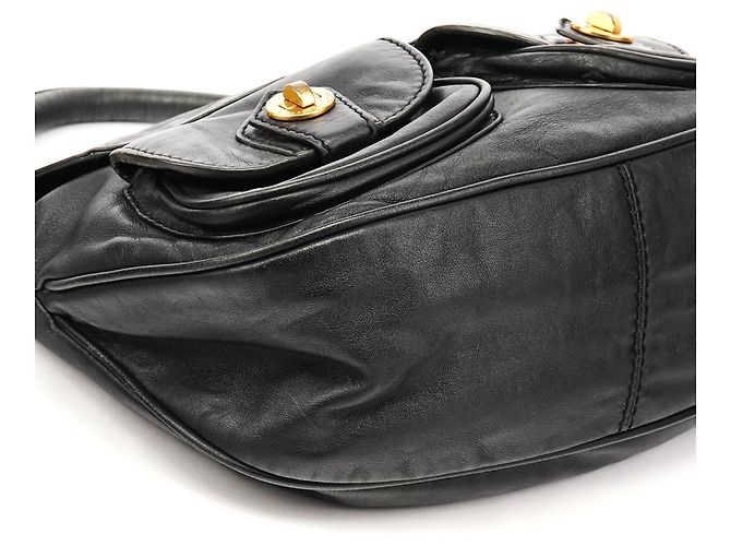 Marc by Marc Jacobs Borsa 2-Way multi-tasche in pelle nera - vista 7