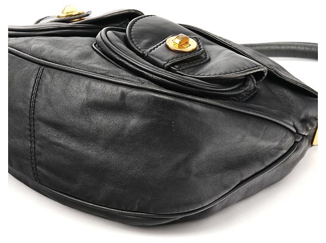 Marc by Marc Jacobs Borsa 2-Way multi-tasche in pelle nera - vista 8