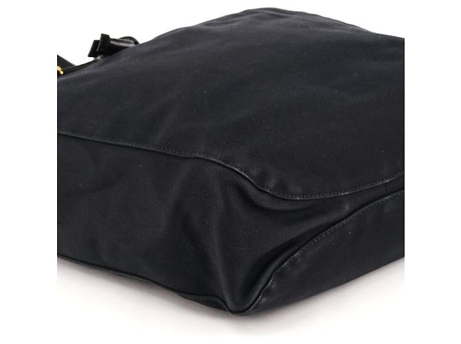 Gucci 95374 Borsa tote in tela nera con coulisse - vista 9