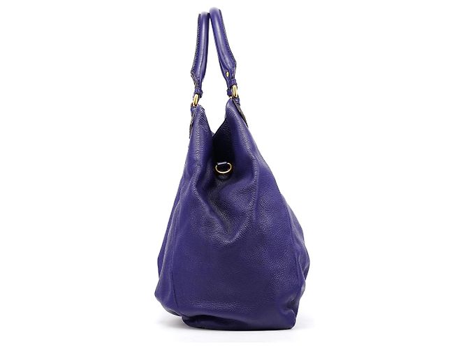 Marc by Marc Jacobs Borsa 2-Way Classic Q Fran in pelle viola - vista 2