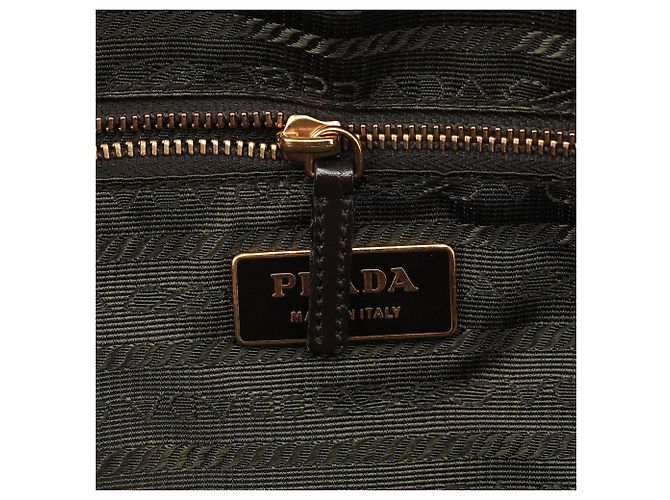 Prada Borsa Bowling BR0140 Beige Tessuto Sport - vista 15