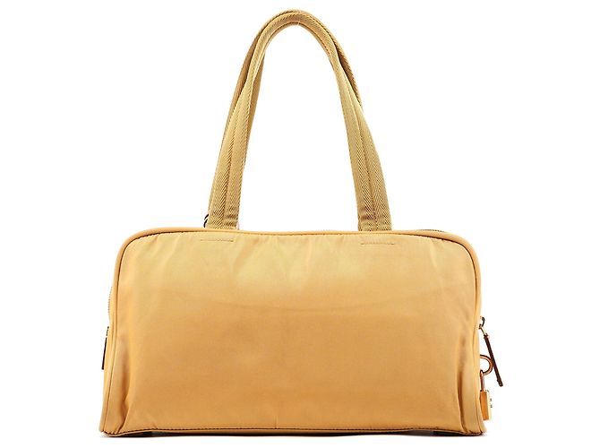Prada Borsa Bowling BR0140 Beige Tessuto Sport - vista 3