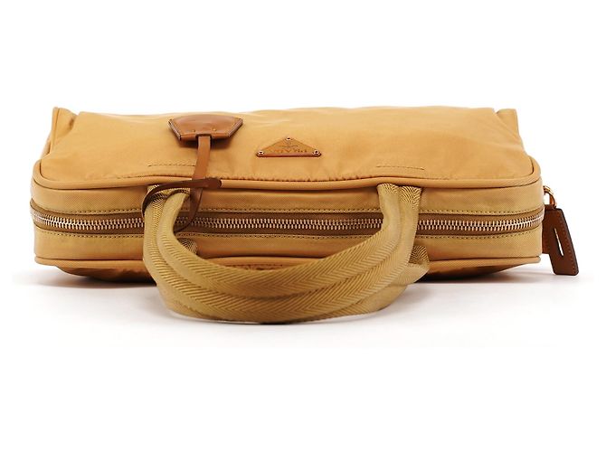 Prada Borsa Bowling BR0140 Beige Tessuto Sport - vista 4