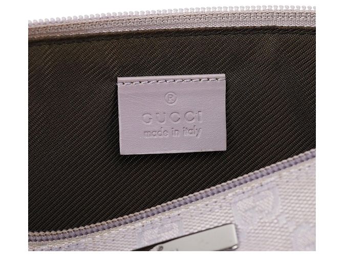 Gucci 07198 Light Purple GG Boat Pochette - vista 11