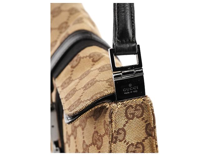 Gucci 001 3734 Borsa a Spalla Jackie GG Beige - vista 7