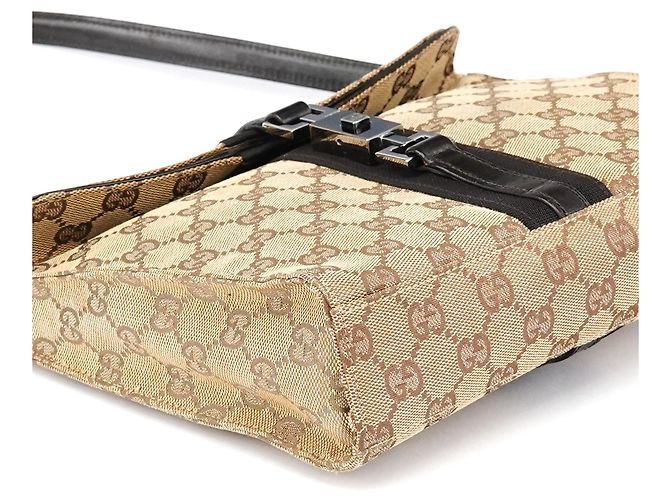 Gucci 001 3734 Borsa a Spalla Jackie GG Beige - vista 8