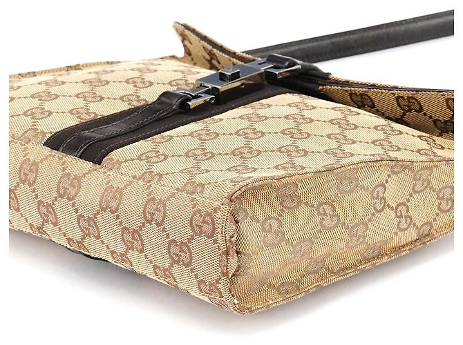 Gucci 001 3734 Borsa a Spalla Jackie GG Beige - vista 9