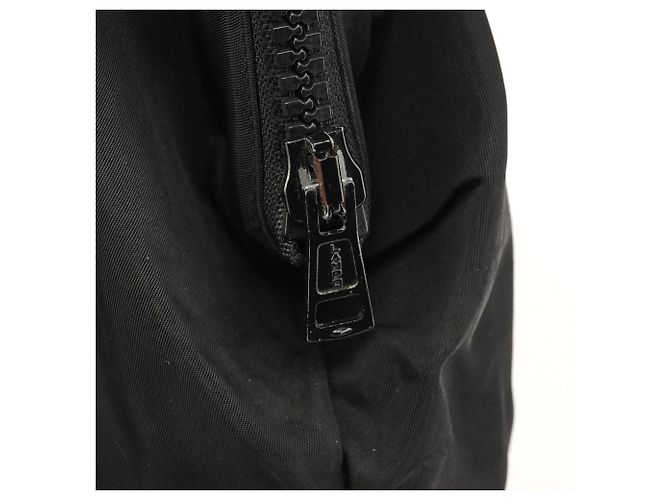 Prada Borsa Tote in Tessuto Spazzolato nera - vista 7