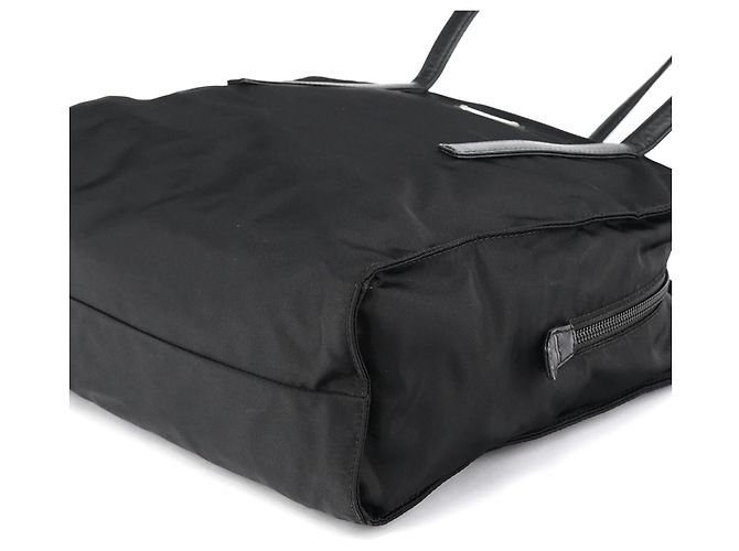 Prada Borsa Tote 1995 Black Tessuto Trend Nappa Nylon - vista 10