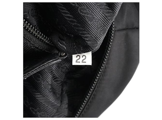 Prada Borsa Tote 1995 Black Tessuto Trend Nappa Nylon - vista 15